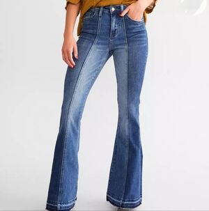 Flying Monkey Women's Blue Flared Jeans